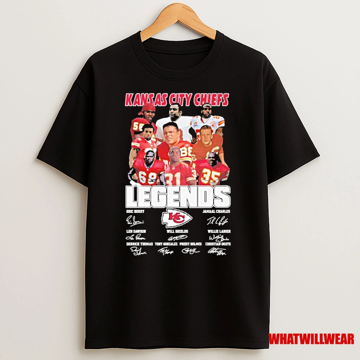 Kansas City Chiefs Player Legends Signature Shirts