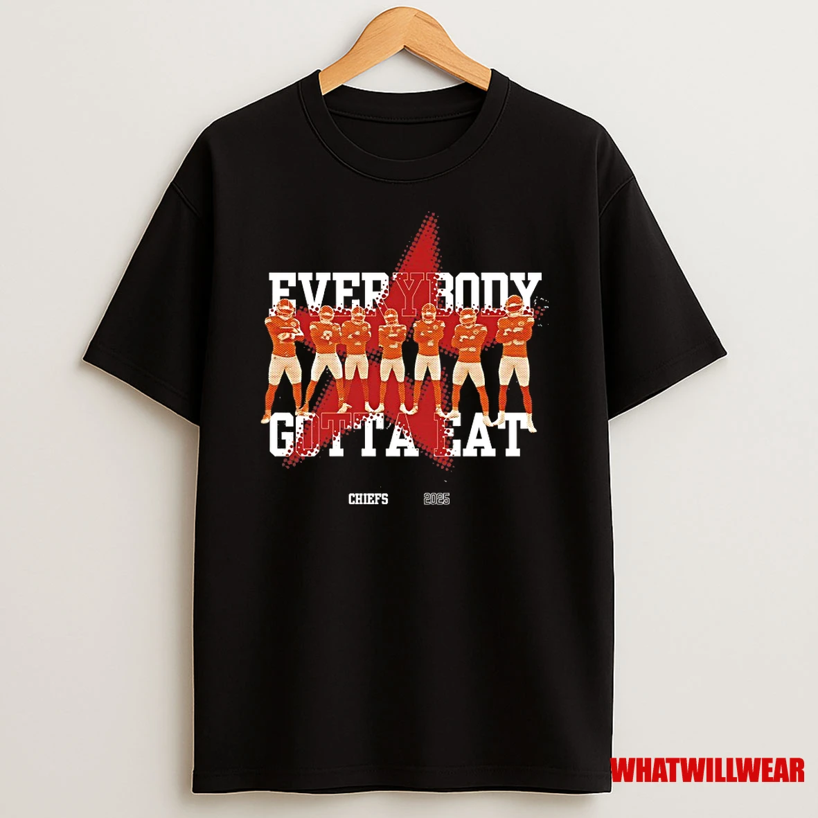 Kansas City Chiefs Everybody Gotta Eat 2025 Shirts