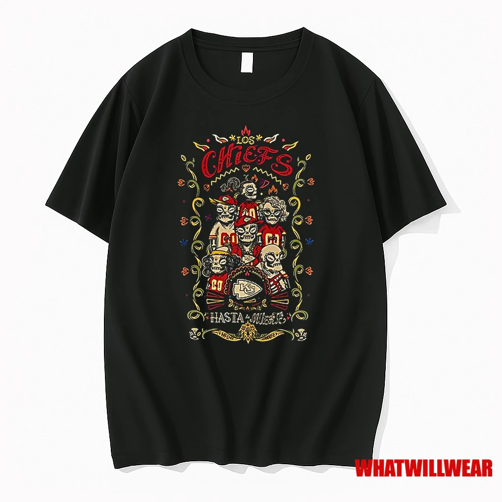 Kansas City Chiefs Football Hasta La Muerte Graphic Shirts