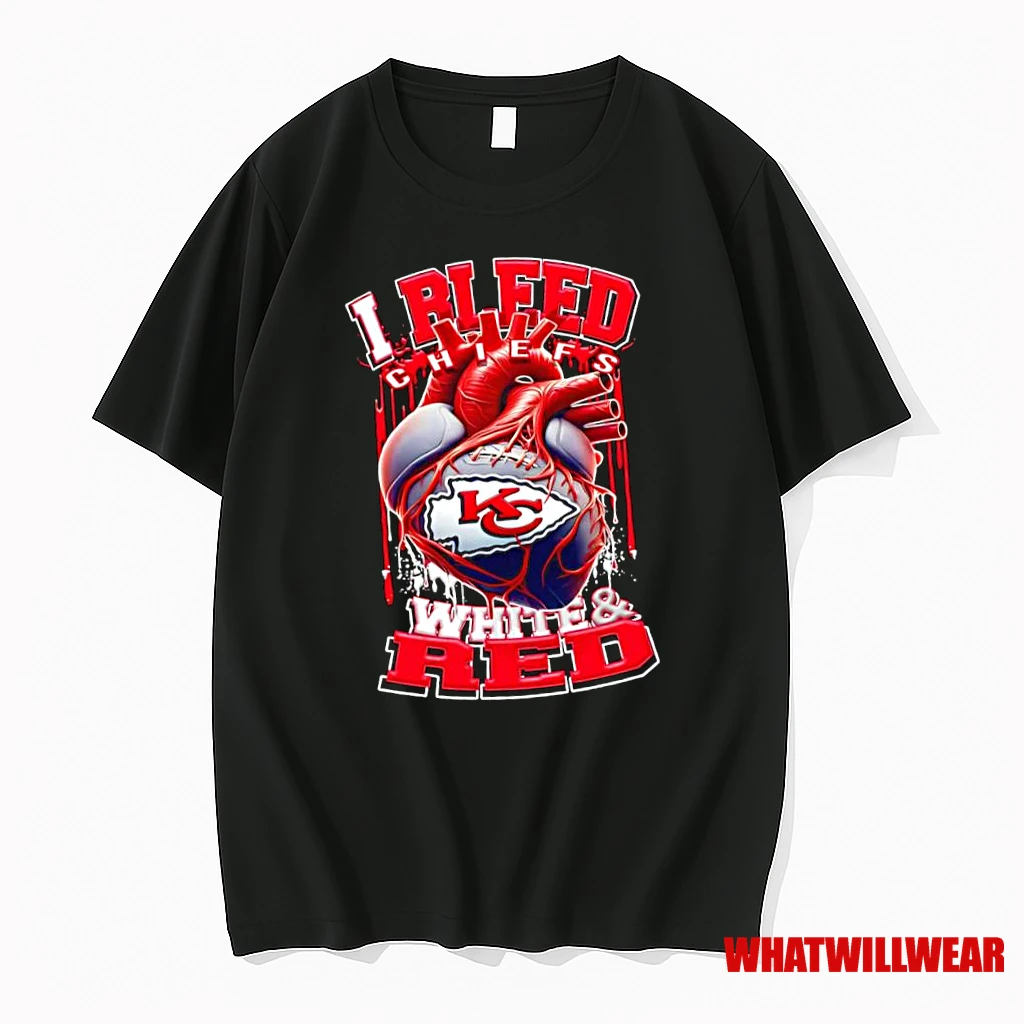 Kansas City Chiefs I Bleed Steelers Black Gold Logo Shirts