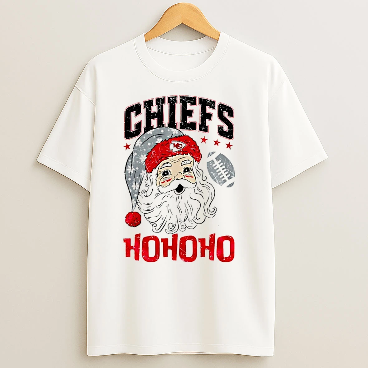 Kansas City Chiefs X Santa Claus Nfl Merry Christmas T Shirts