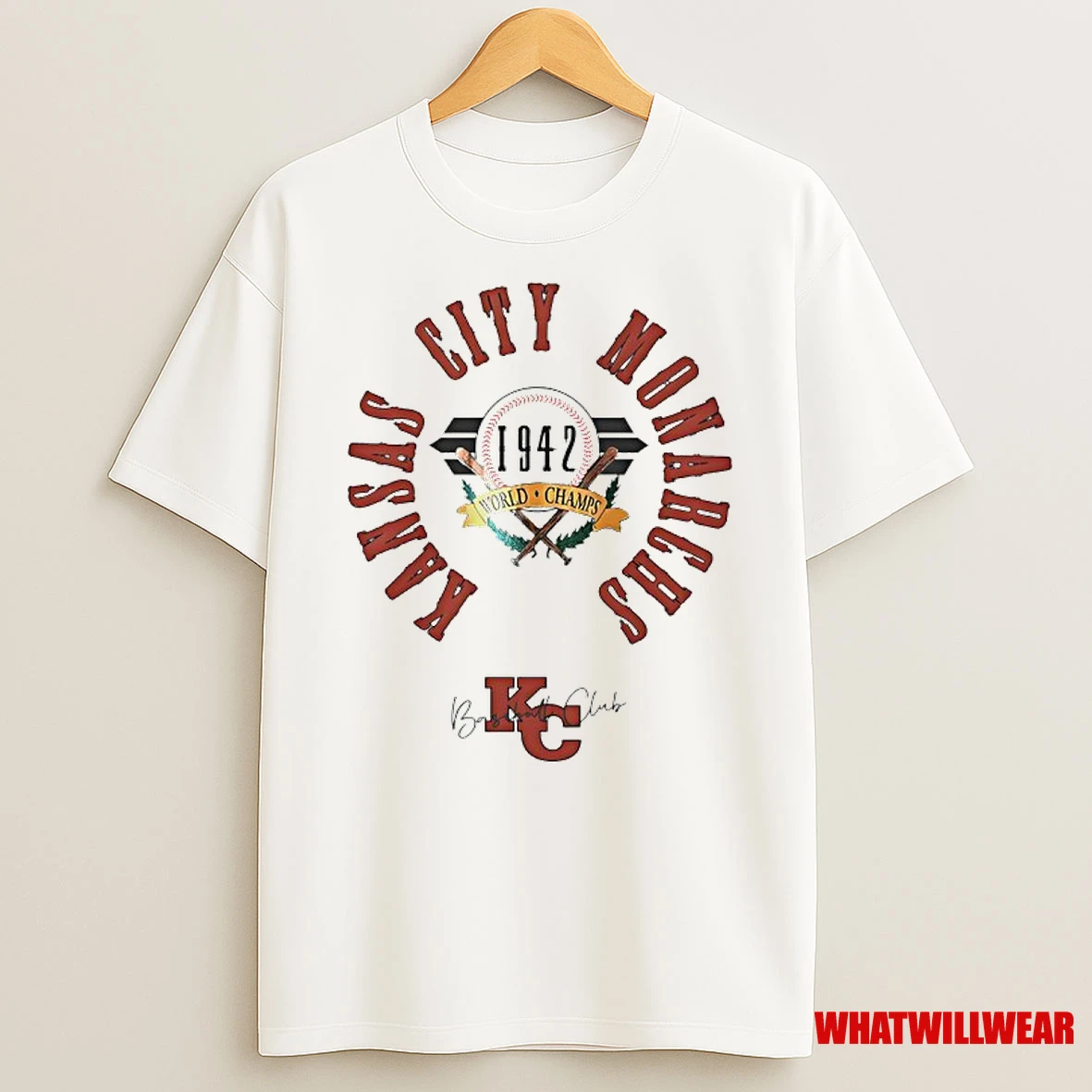 Kansas City Monarchs 1942 World Champs Baseball Signature Shirts