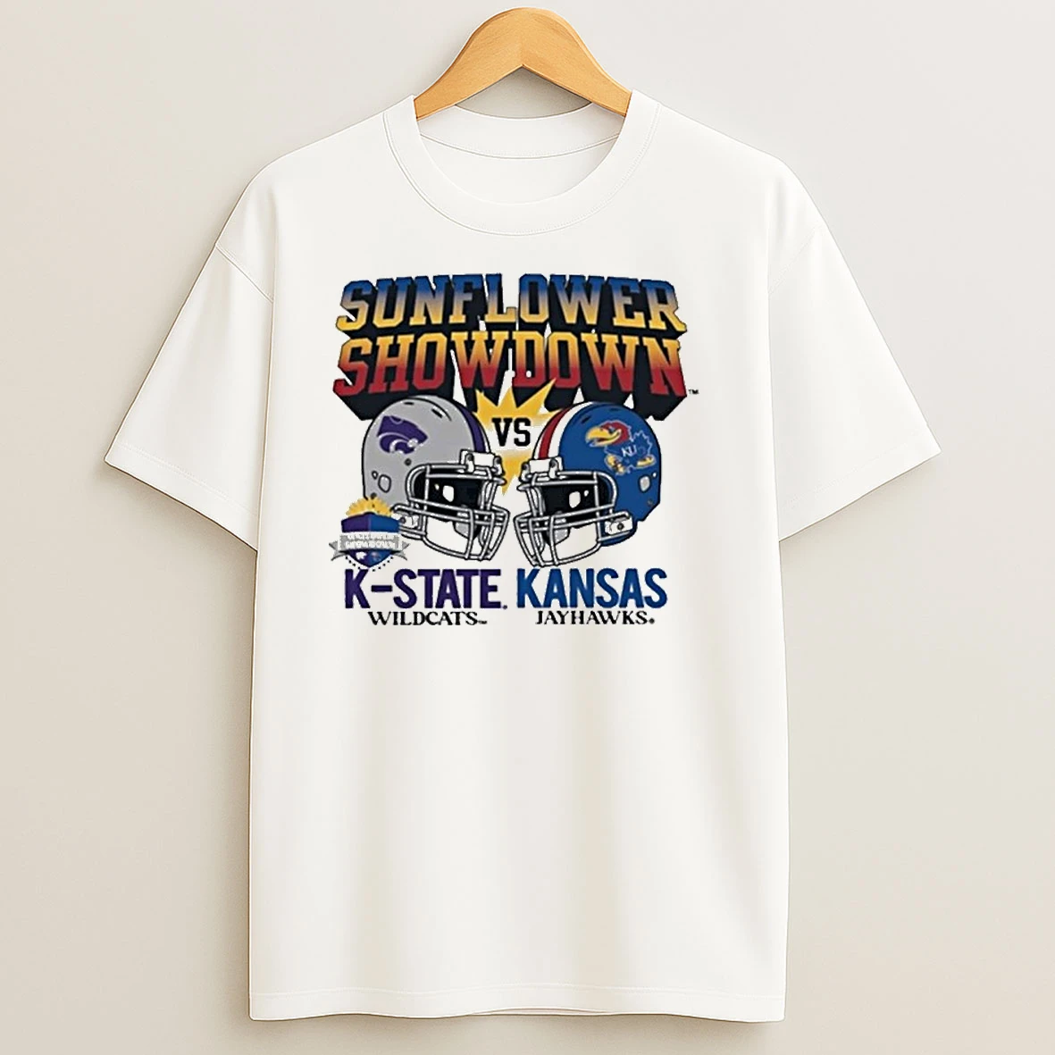 Kansas Jayhawks Vs K State Wildcats 134th Annual Sunflower Showdown T Shirts