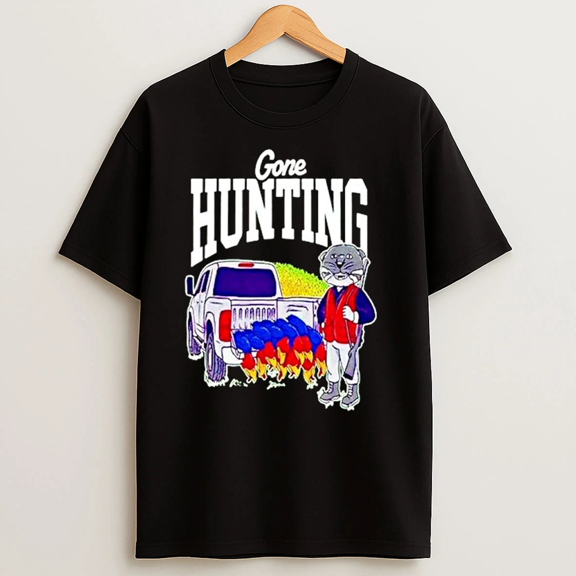 Kansas State Beat Kansas Jayhawks Gone Hunting Ornaments T Shirts