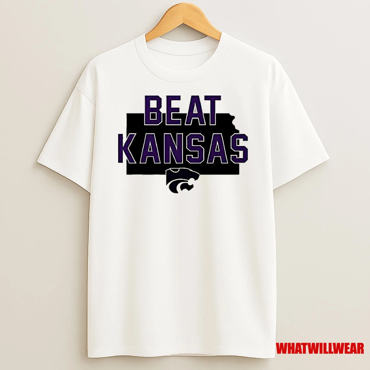 Kansas State Wildcats Beat Kansas Slogan Shirts