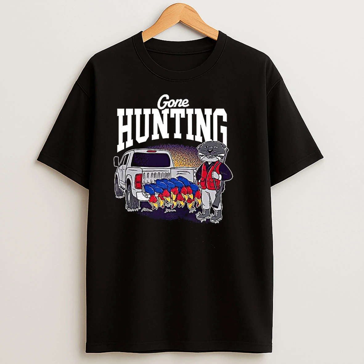 Kansas State Wildcats Vs Kansas Jayhawks Gone Hunting T Shirts