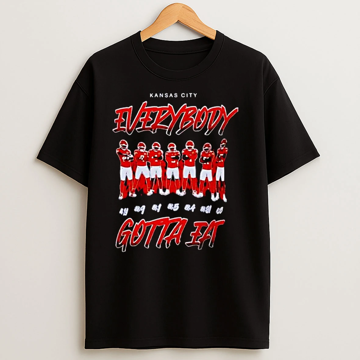Kansas City Everybody Gotta Eat Ornaments T Shirts