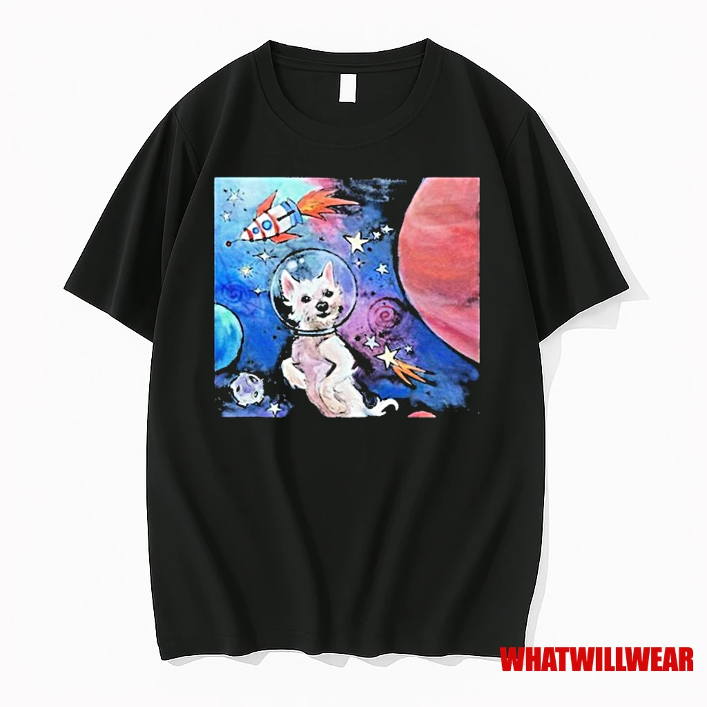 Kara Baldus Bradford In Space Dog Shirts