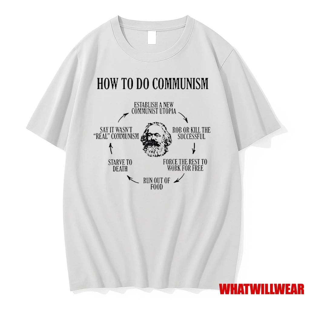 Karl Marx How To Do Communist Establish A New Communist Utopia Say It Wasnt Real Communism Shirts