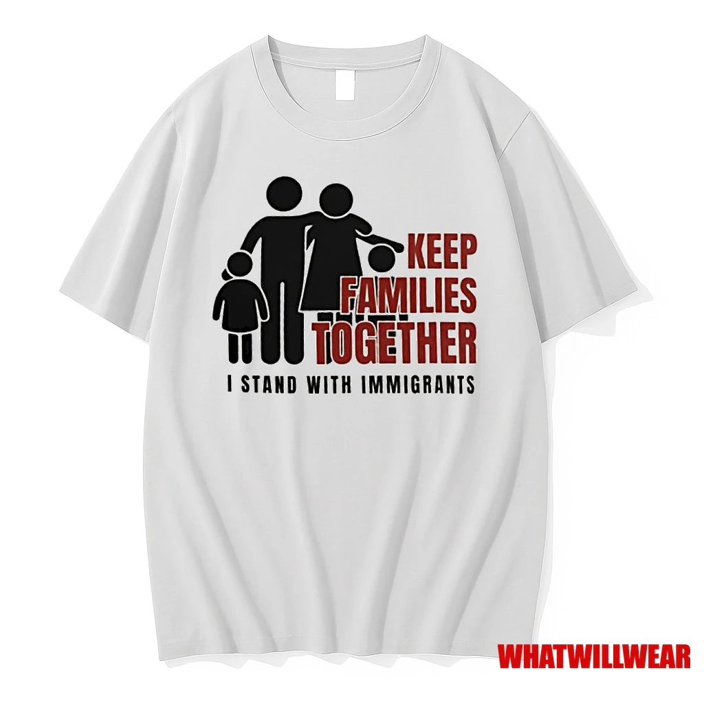 Keep Families Together I Stand With Immigrants Ornaments Shirts