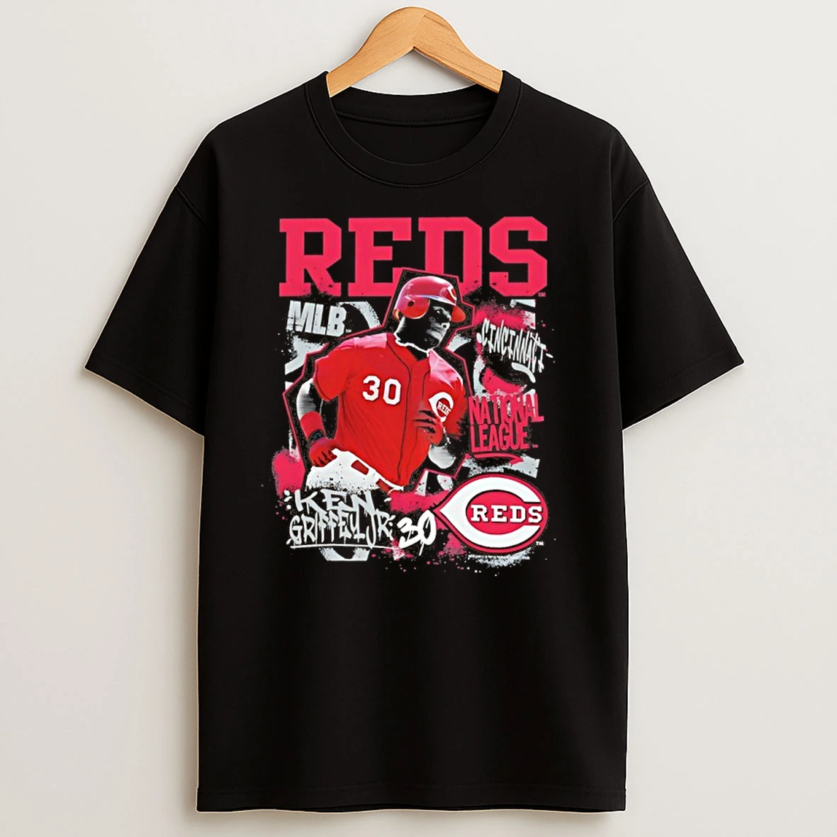 Ken Griffey Jr 30 Cincinnati Reds Star Moment T Shirts