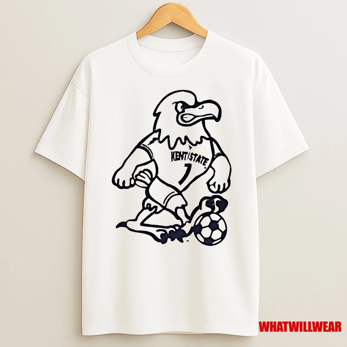Kent State Soccer Eagle Mascot Shirts