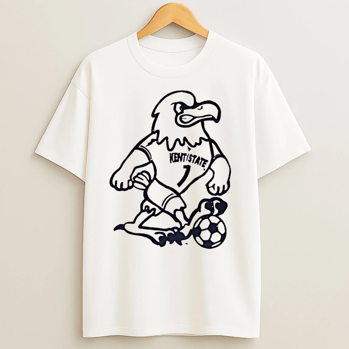 Kent State Soccer Eagle Mascot T Shirts