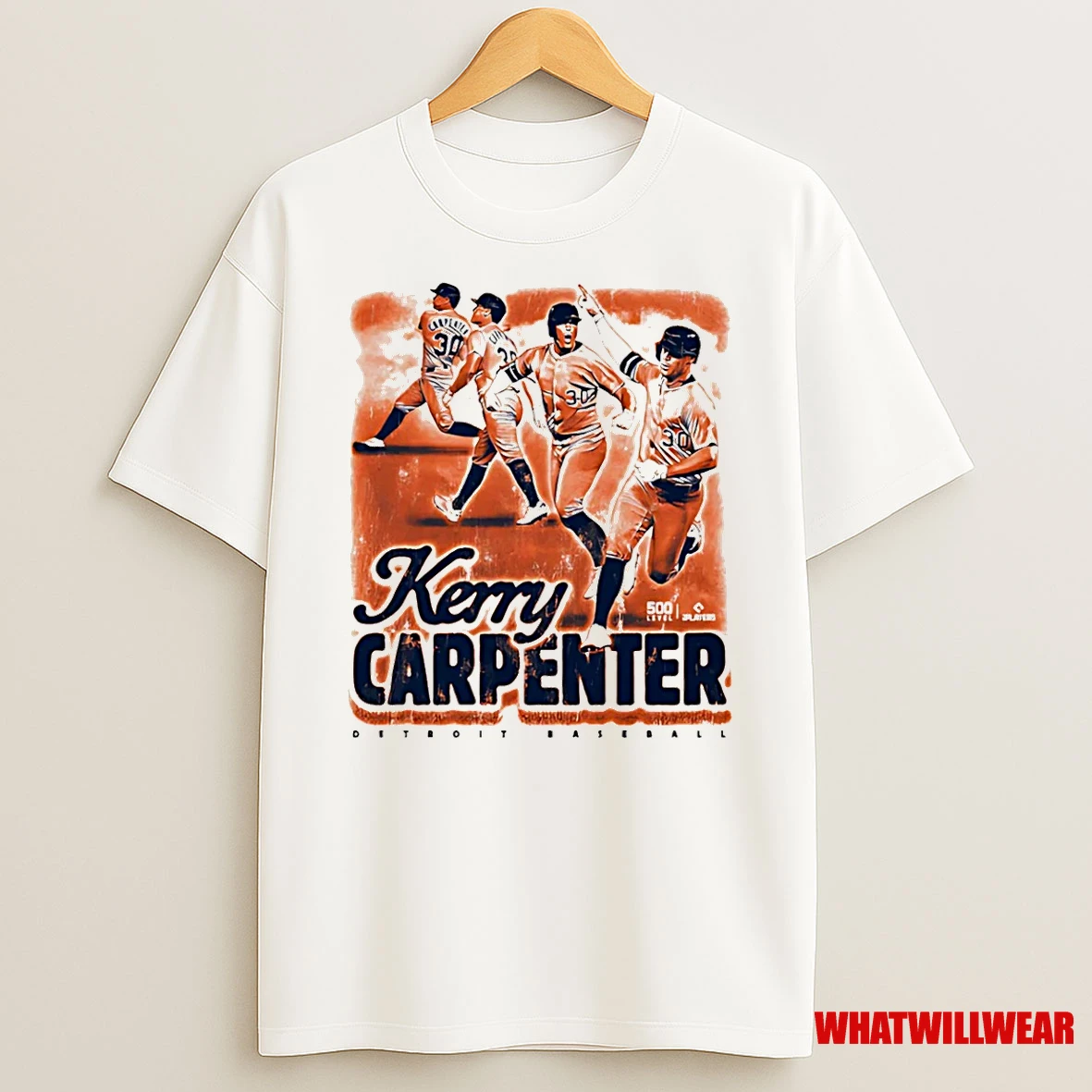 Kerry Carpenter Detroit Tigers Sequence Shirts