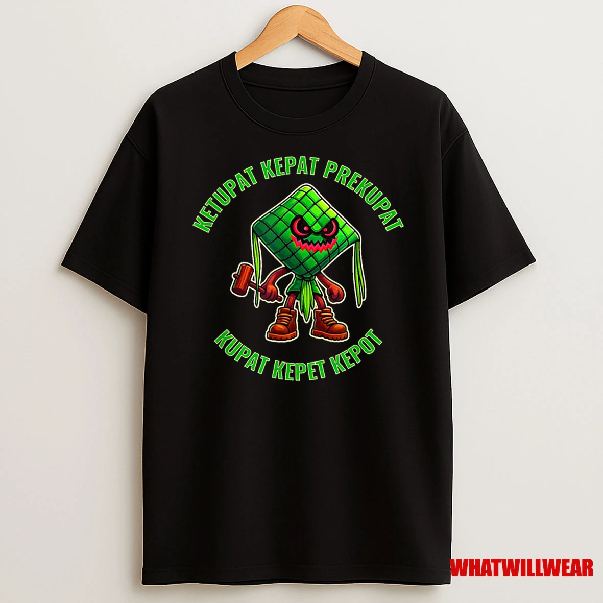 Ketupat Kepat Prekupat Kepet Kupot Indonesian Ghost Shirts
