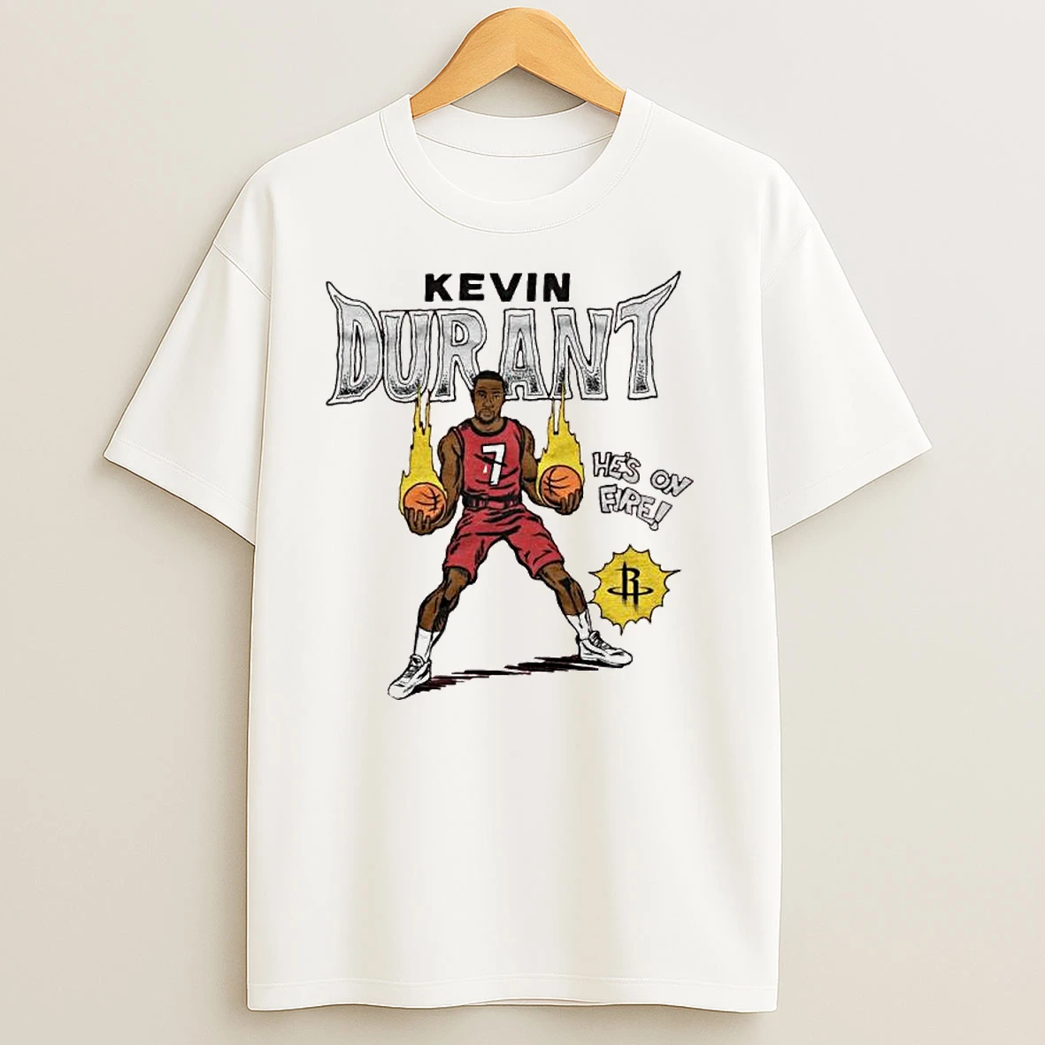 Kevin Durant Nba Houston Rockets Comic Book Ornaments T Shirts
