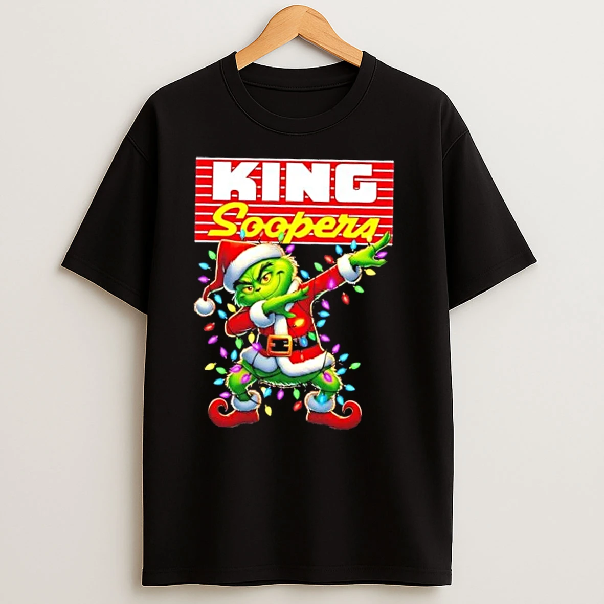 King Soopers Grinch Dabbing Merry Christmas T Shirts