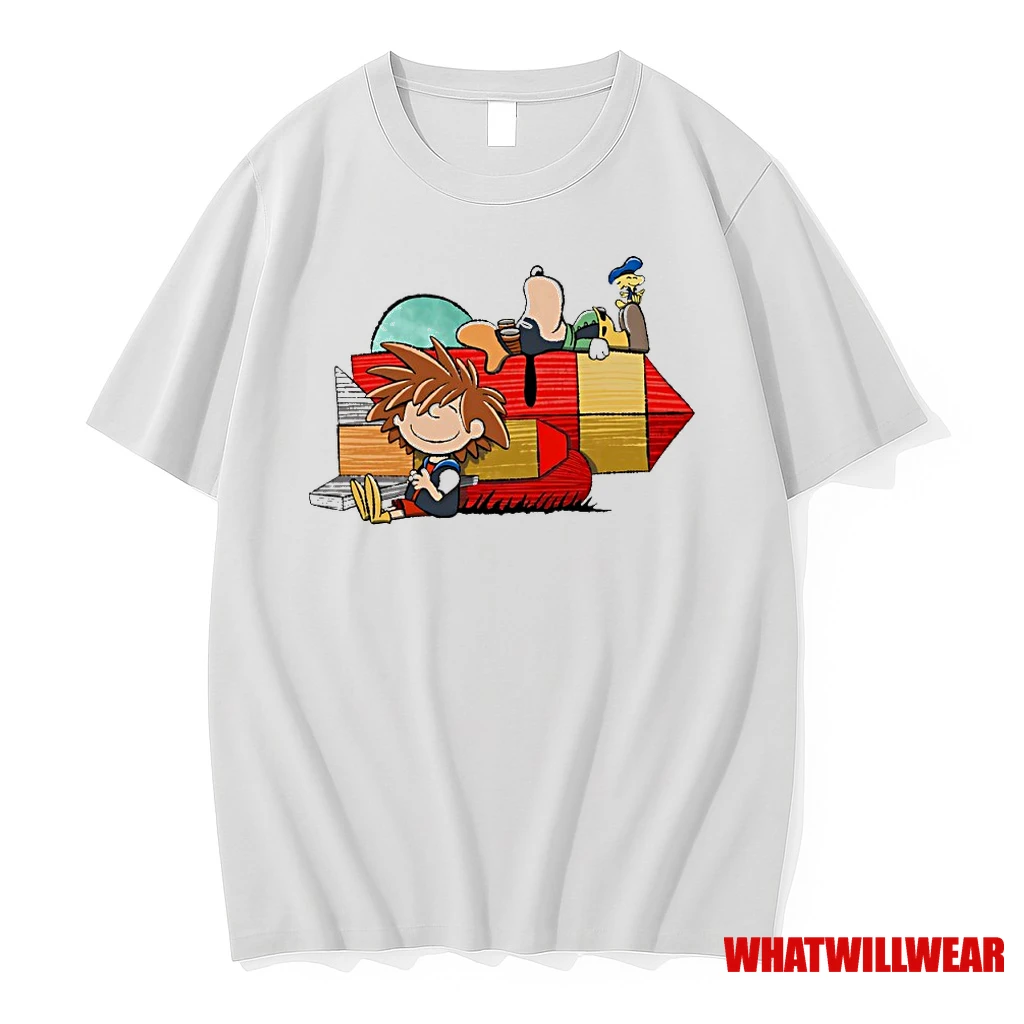 Kingdom Hearts X Peanuts Something Something Mash X Shirts