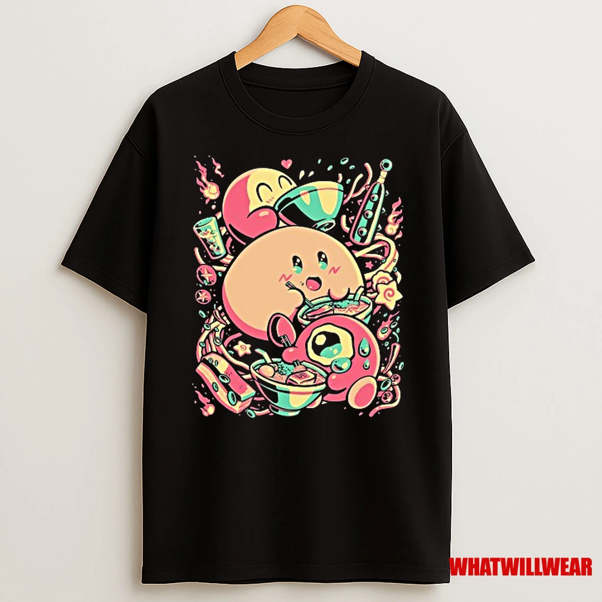 Kirby Spicy Ramen Shirts