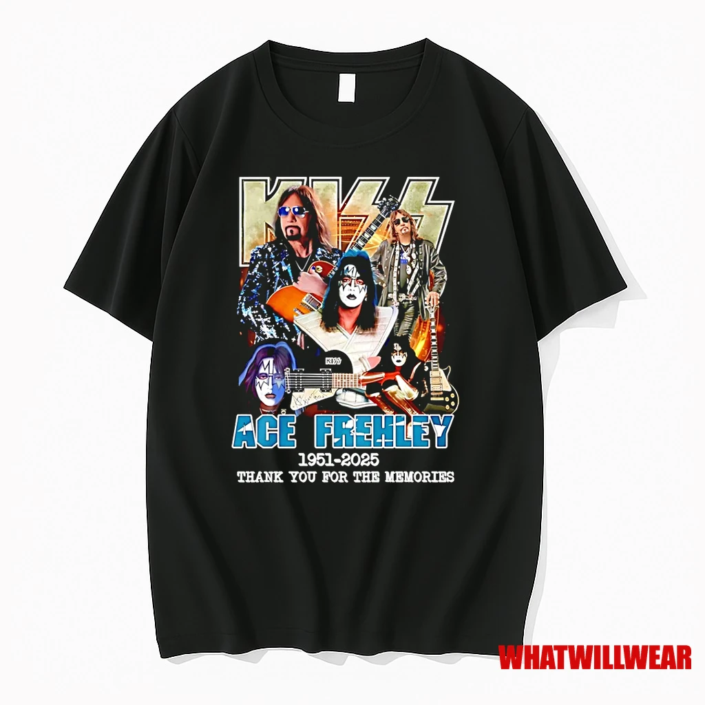 Kiss Ace Frehle 1951 2025 Thank You For The Memories Shirts