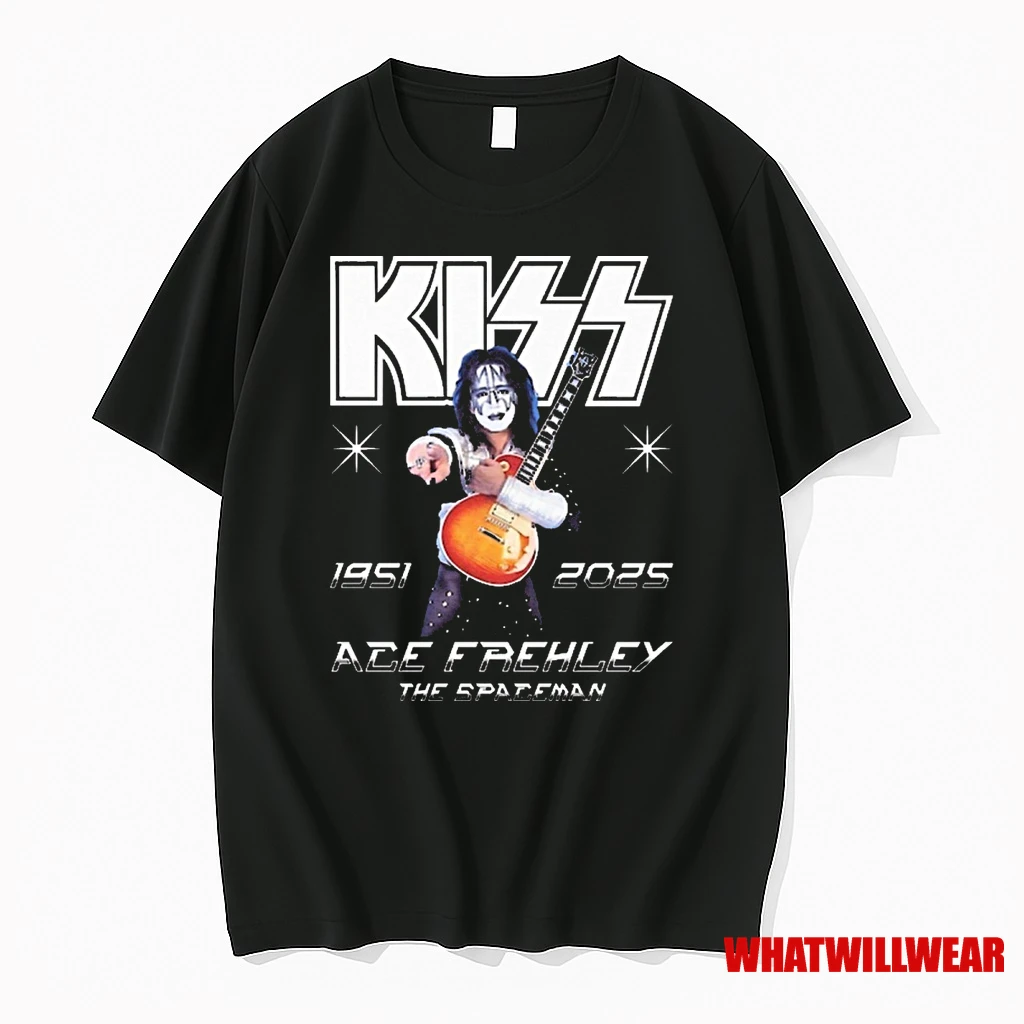 Kiss Ace Frehley 1951 2025 The Spaceman Fanart Shirts