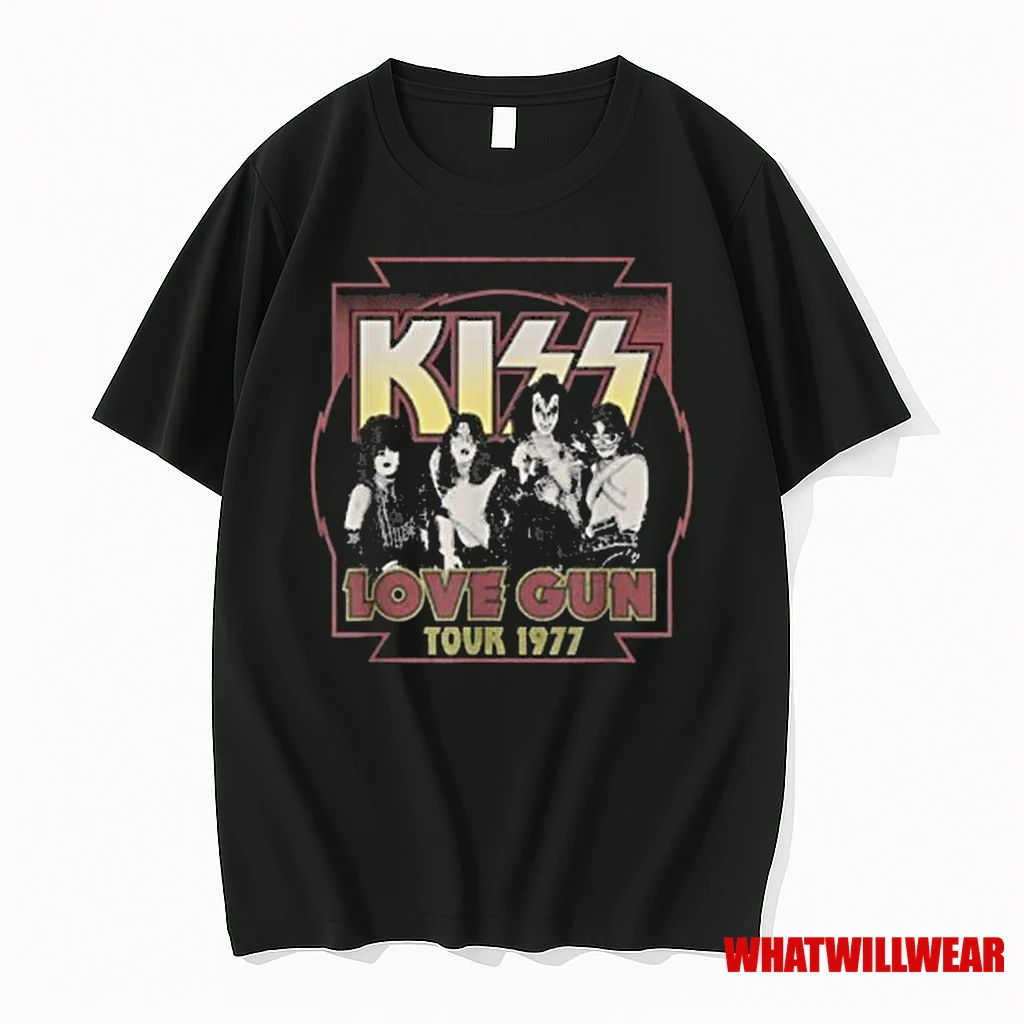 Kiss Ace Frehley Love Gun Tour 1977 Shirts