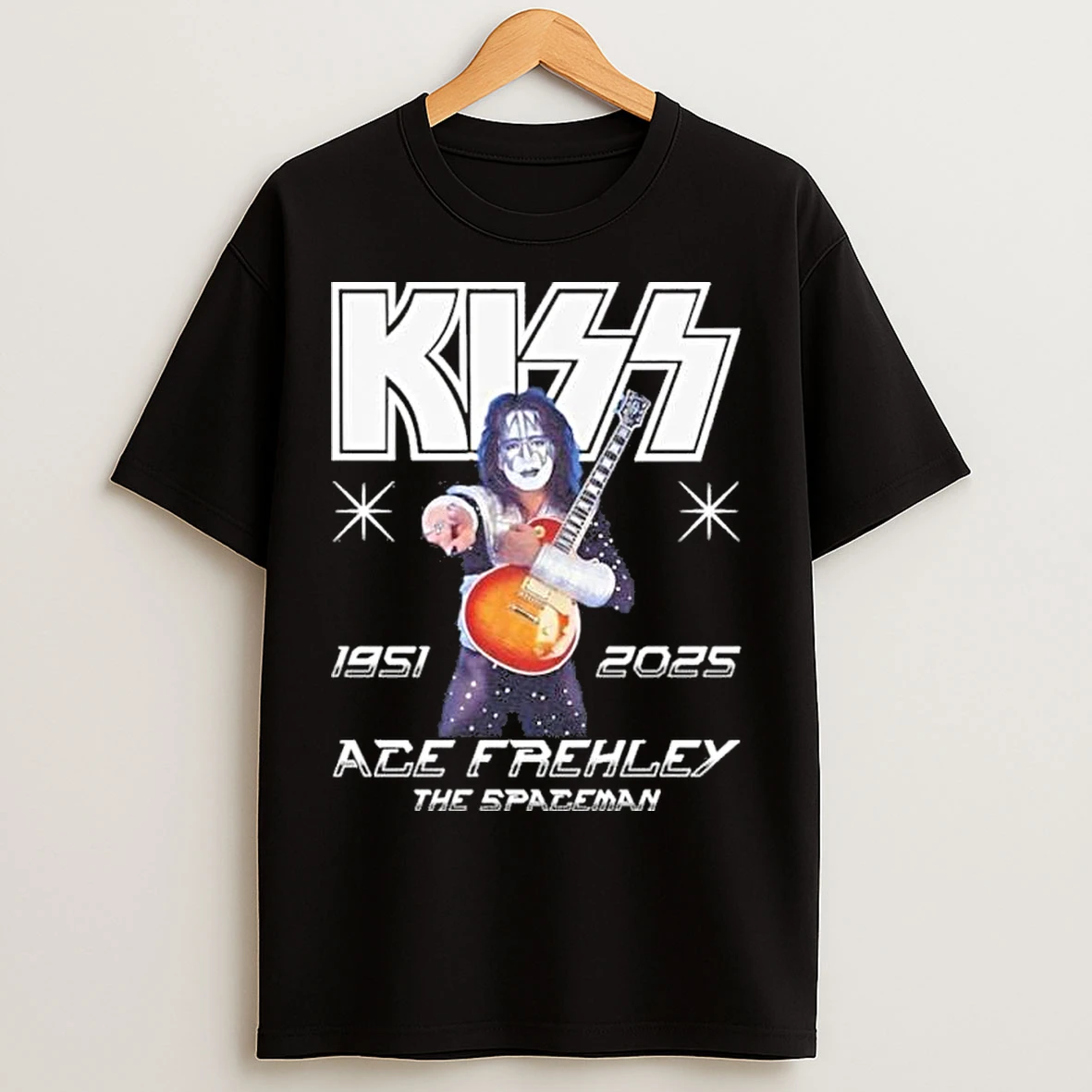 Kiss Ace Frehley Memorial 1951 2025 The Spaceman T Shirts