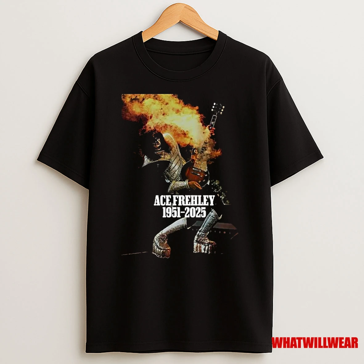 Kiss Ace Frehley Rest In Peace 1951 2025 Signature Photo Thank You For The Memories Shirts