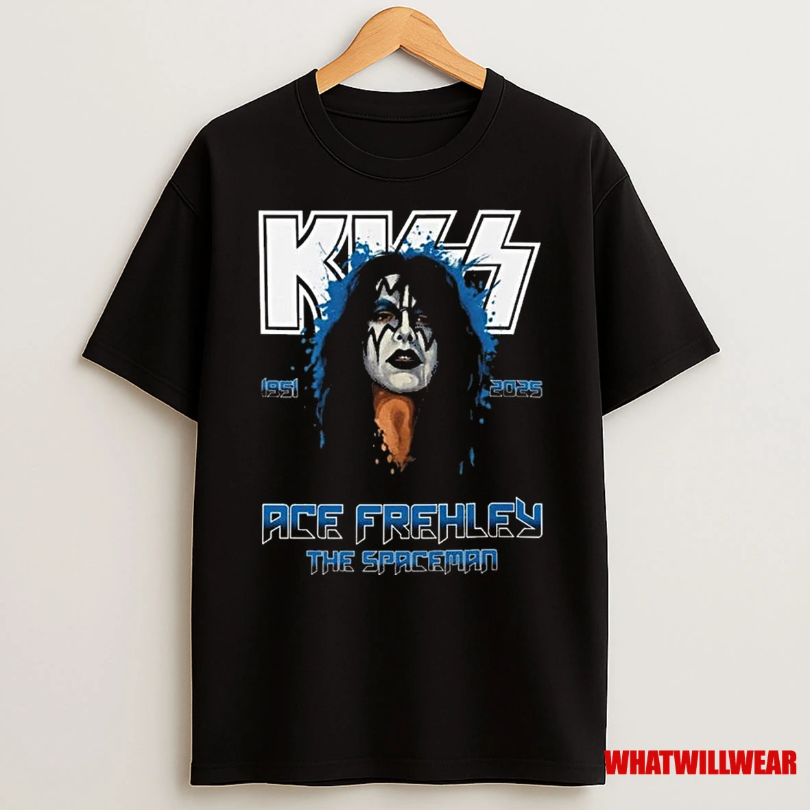 Kiss Ace Frehley The Spaceman 1951 2025 Shirts
