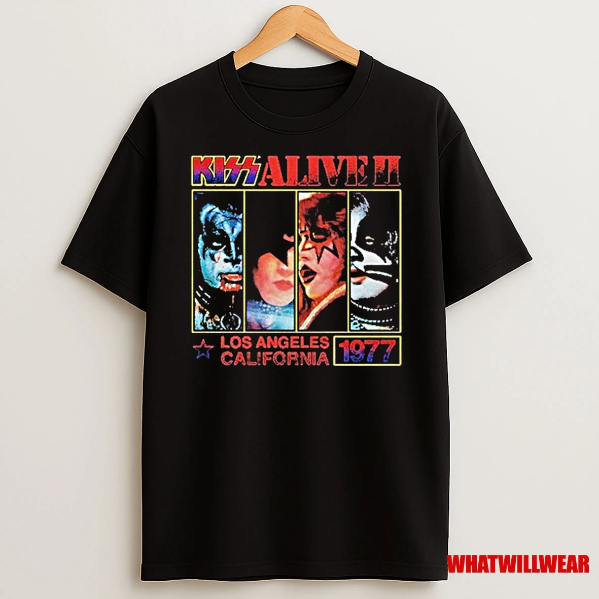 Kiss Alive Ii Los Angeles California 1977 Shirts