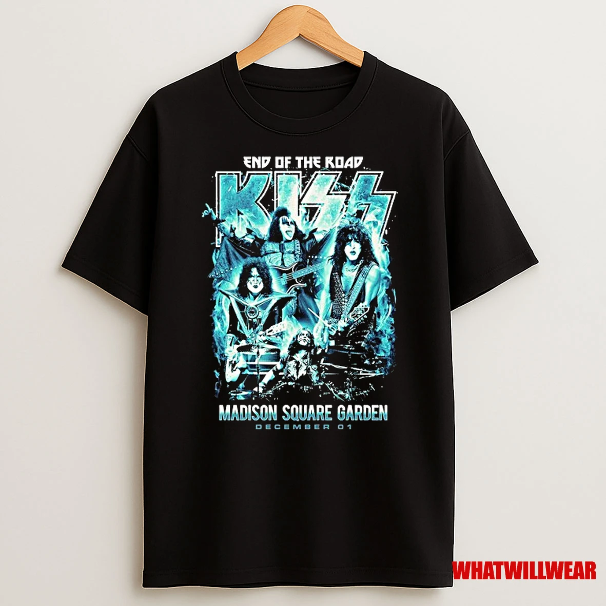 Kiss End Of The Road Madision Square Garden December 01 2023 Shirts