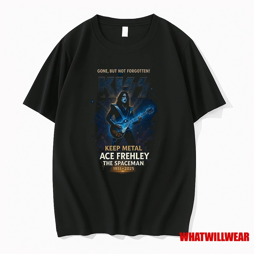 Kiss Keep Metal Ace Frehley The Spaceman 1951 2025 Shirts