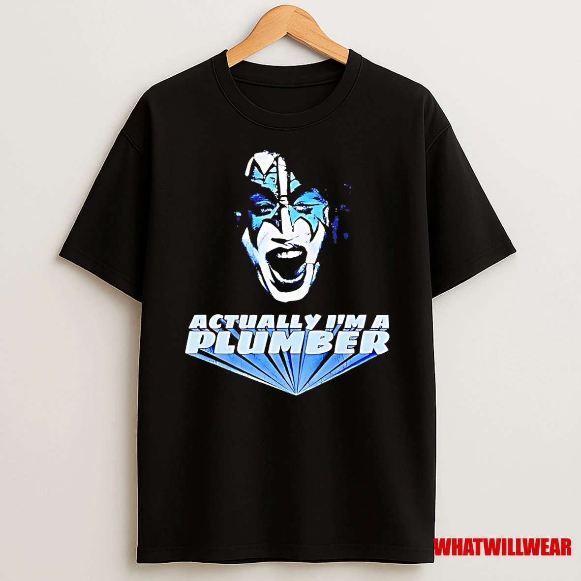 Kiss Actually Im A Plumber Shirts