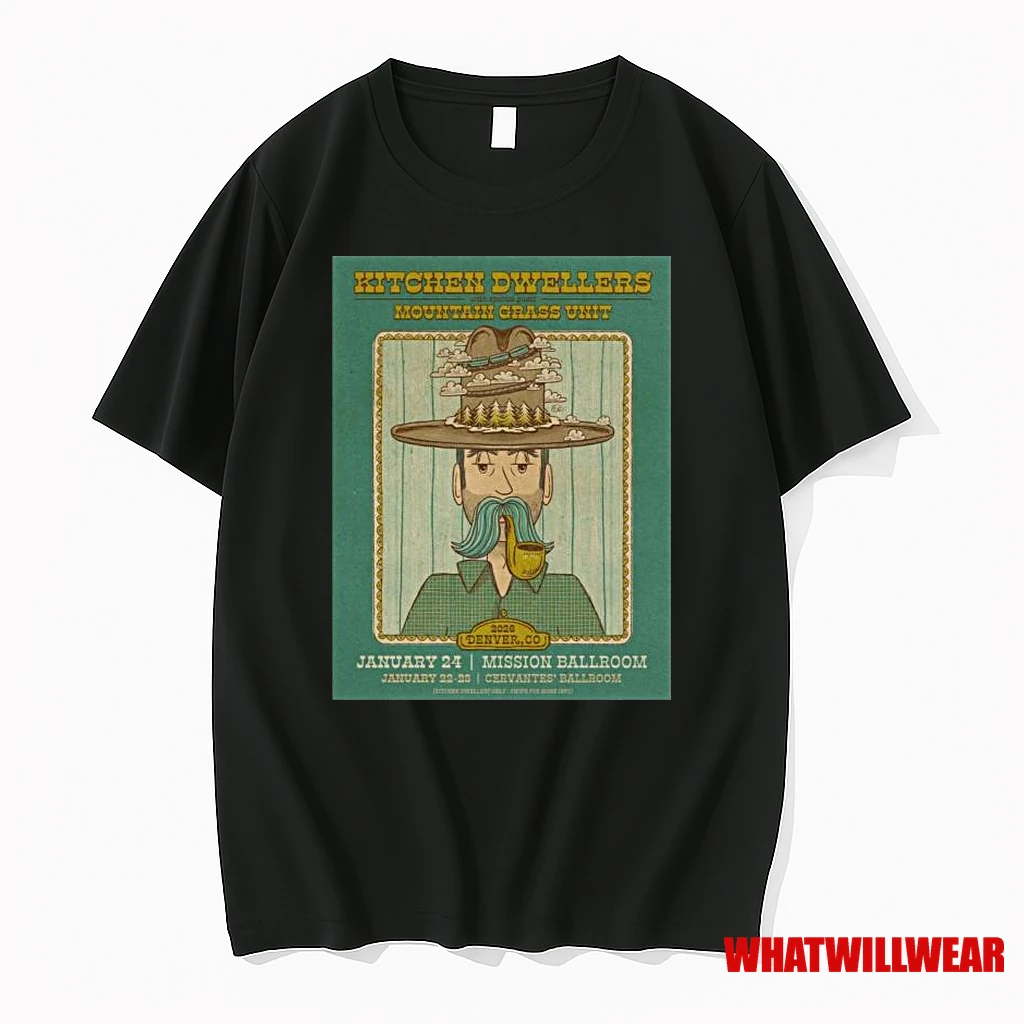 Kitchen Dwellers Denver Colorado January 24 2025 Mission Ballroom Shirts