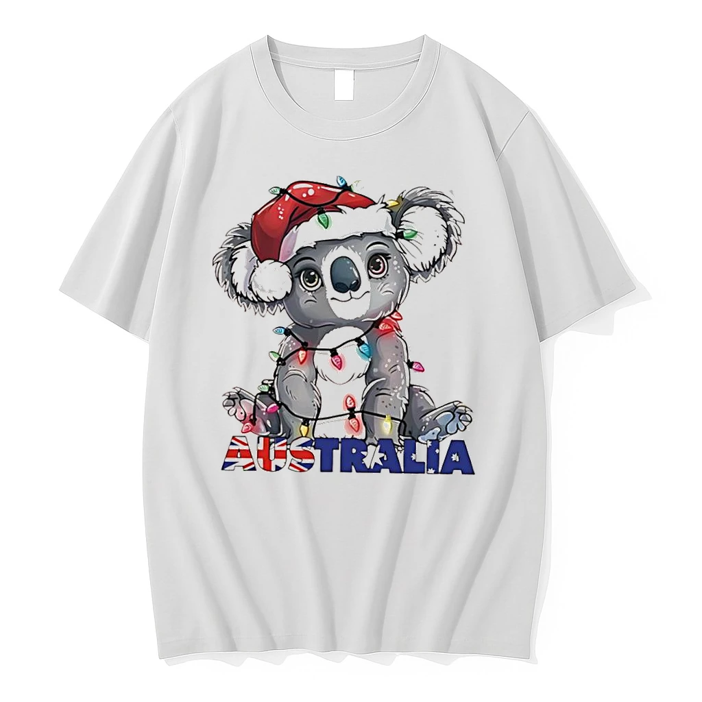 Koala Santa Hat Merry Chrismas Australias Shirts