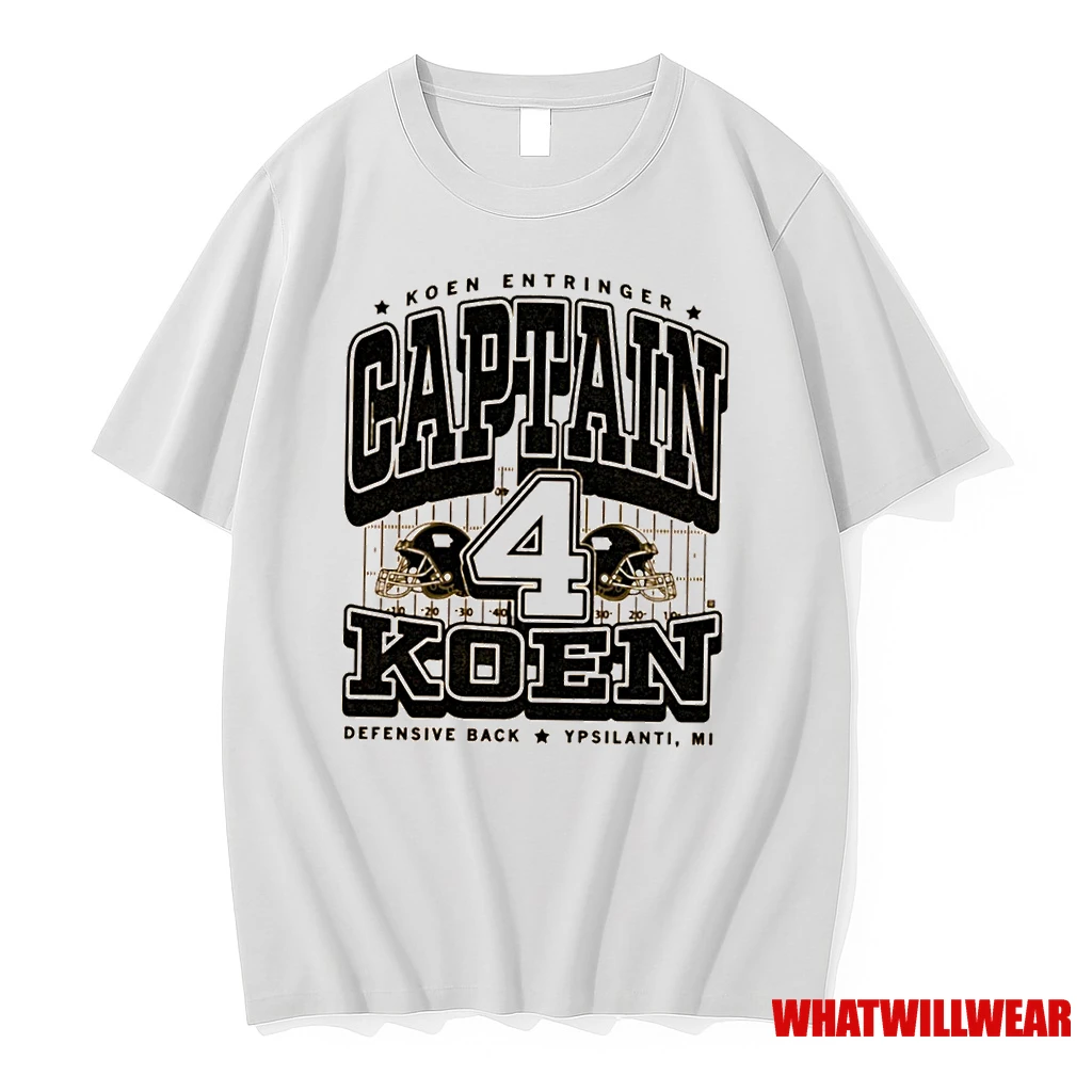 Koen Entringer Captain Koen Defensive Back Ypsilanti Shirts