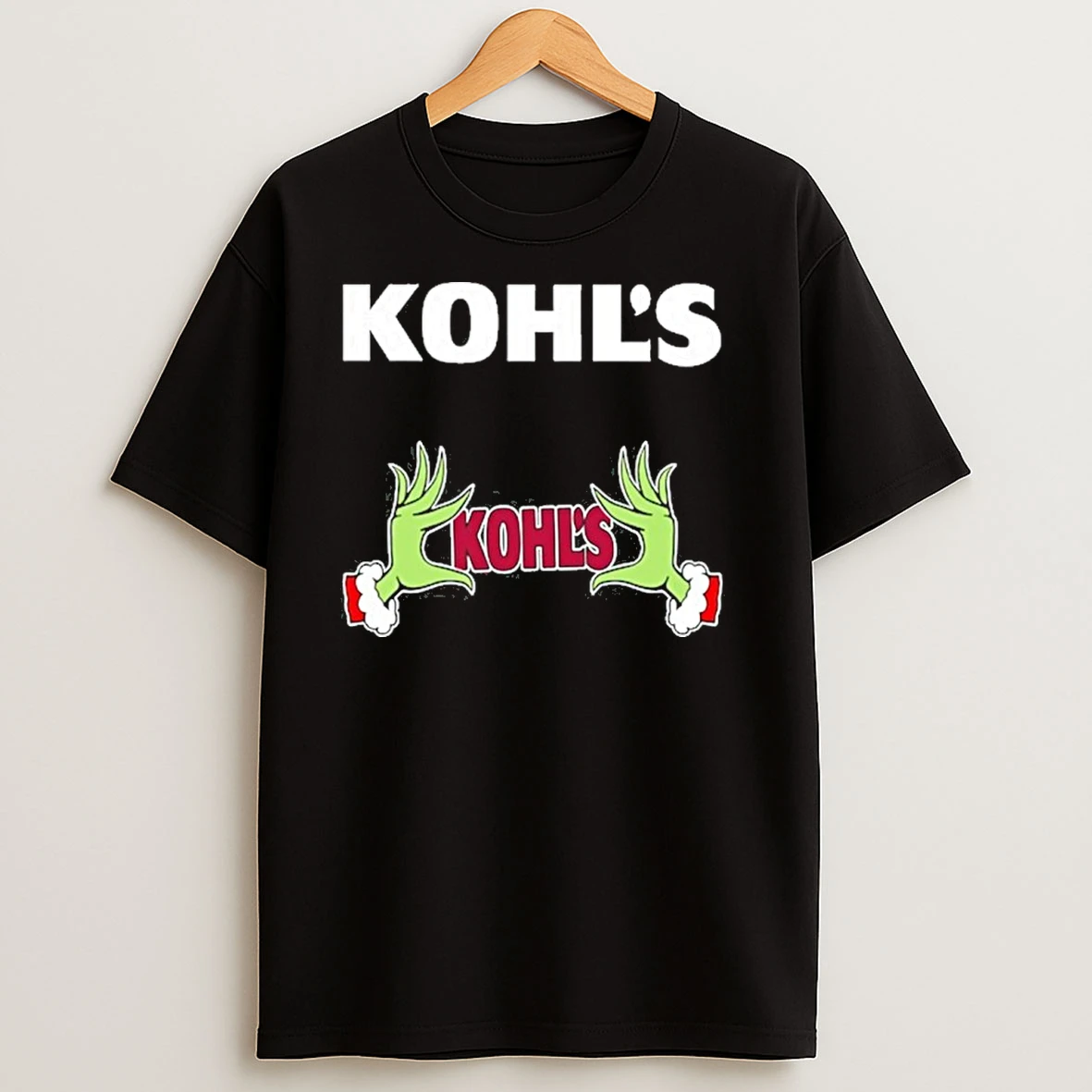 Kohls Logo Grinch Hand T Shirts