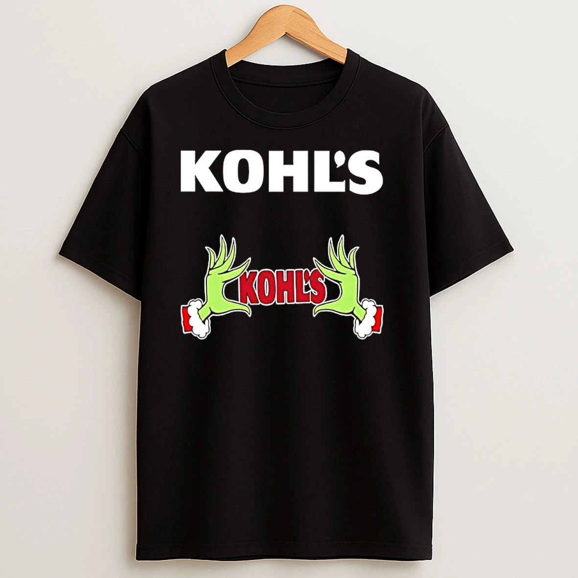 Kohls X Grinch Hands Merry Christmas T Shirts