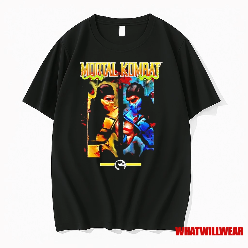 Kombat Scorpion Vs Sub Zero Face Off Shirts