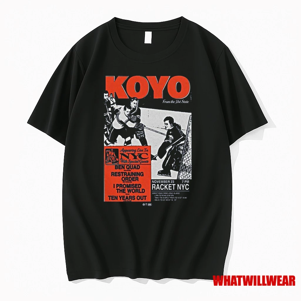 Koyo Lihc Show Racket Nyc In New York Nov 23 2025 Shirts