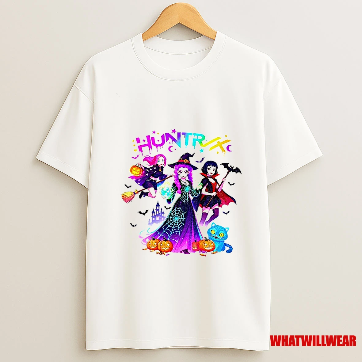 Kpop Demon Hunters Derpy Tiger Pumpkin Spooky Huntrix Halloween Shirts