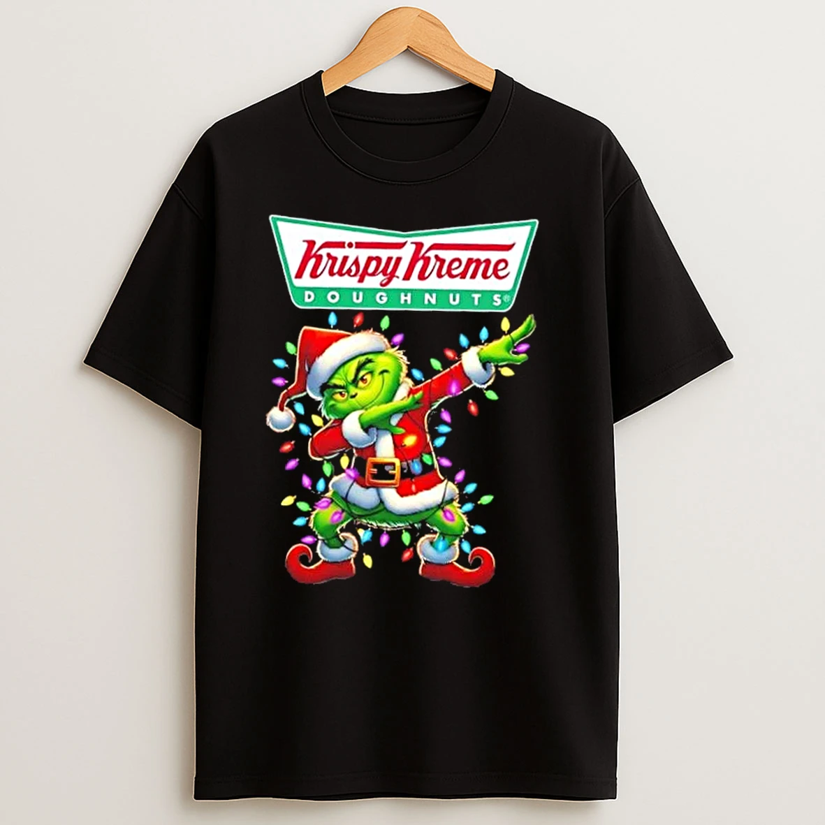 Krispy Kreme Grinch Dabbing Merry Christmas T Shirts