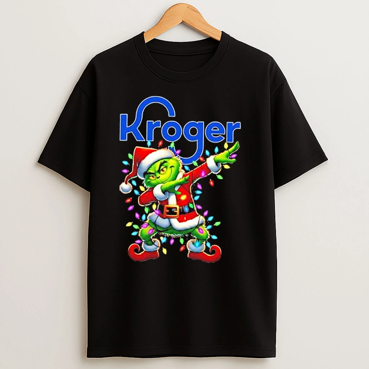 Kroger Grinch Dabbing Merry Christmas T Shirts