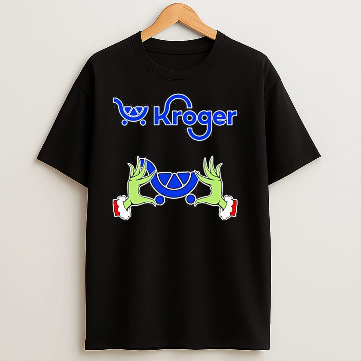 Kroger Logo Grinch Hand T Shirts
