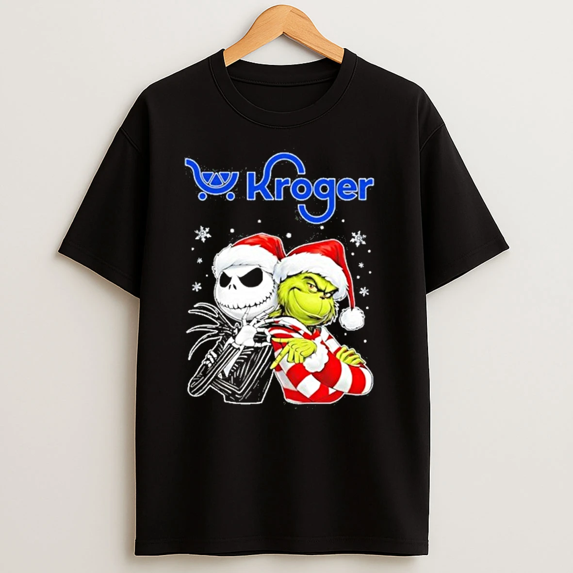 Kroger Logo Santa Jack And Santa Grinch 67 T Shirts