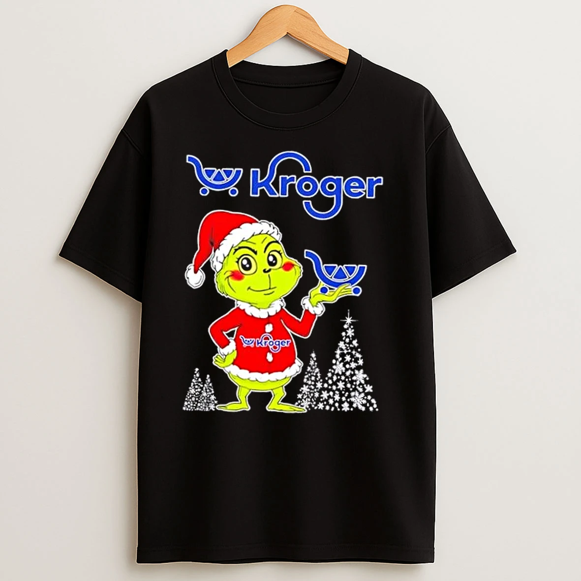 Kroger And Grinchmas Christmas Tree T Shirts