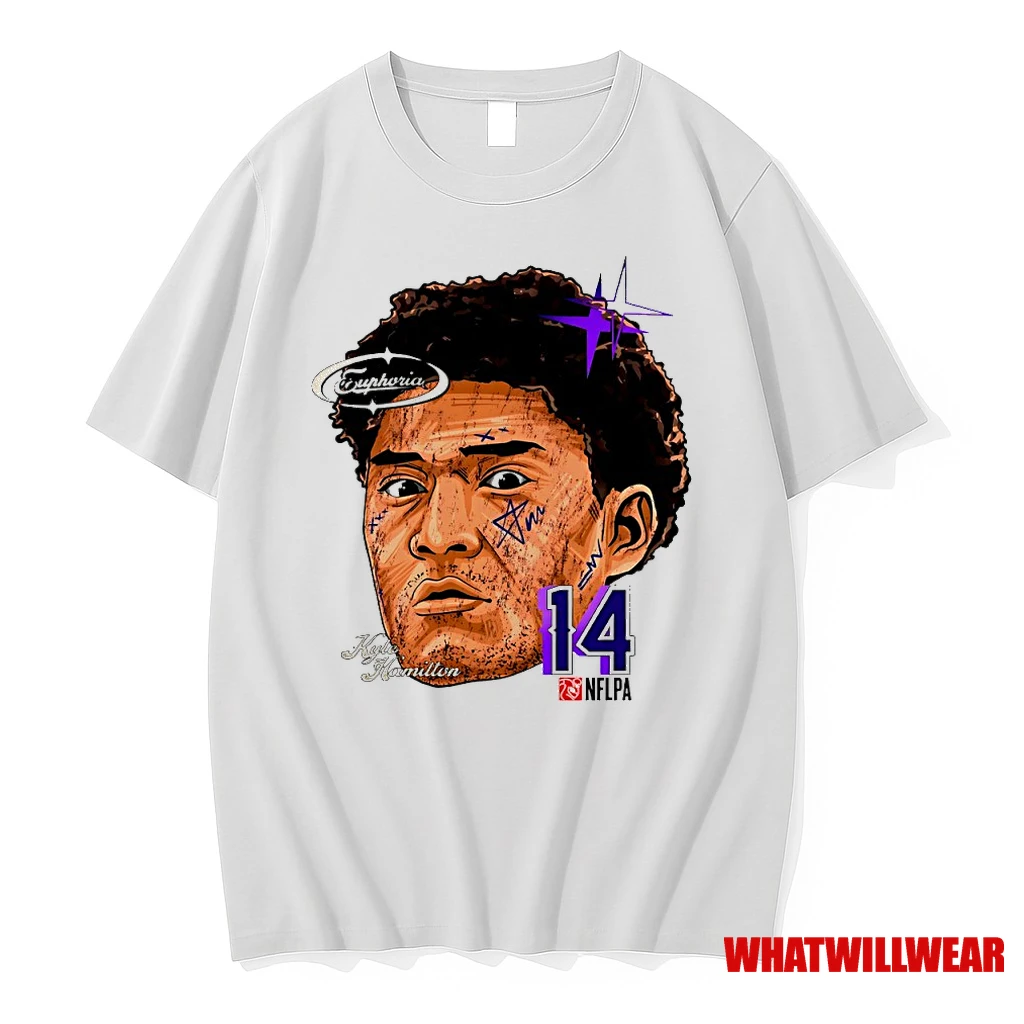 Kyle Hamilton 14 Baltimore Ravens Big Head Comic Shirts