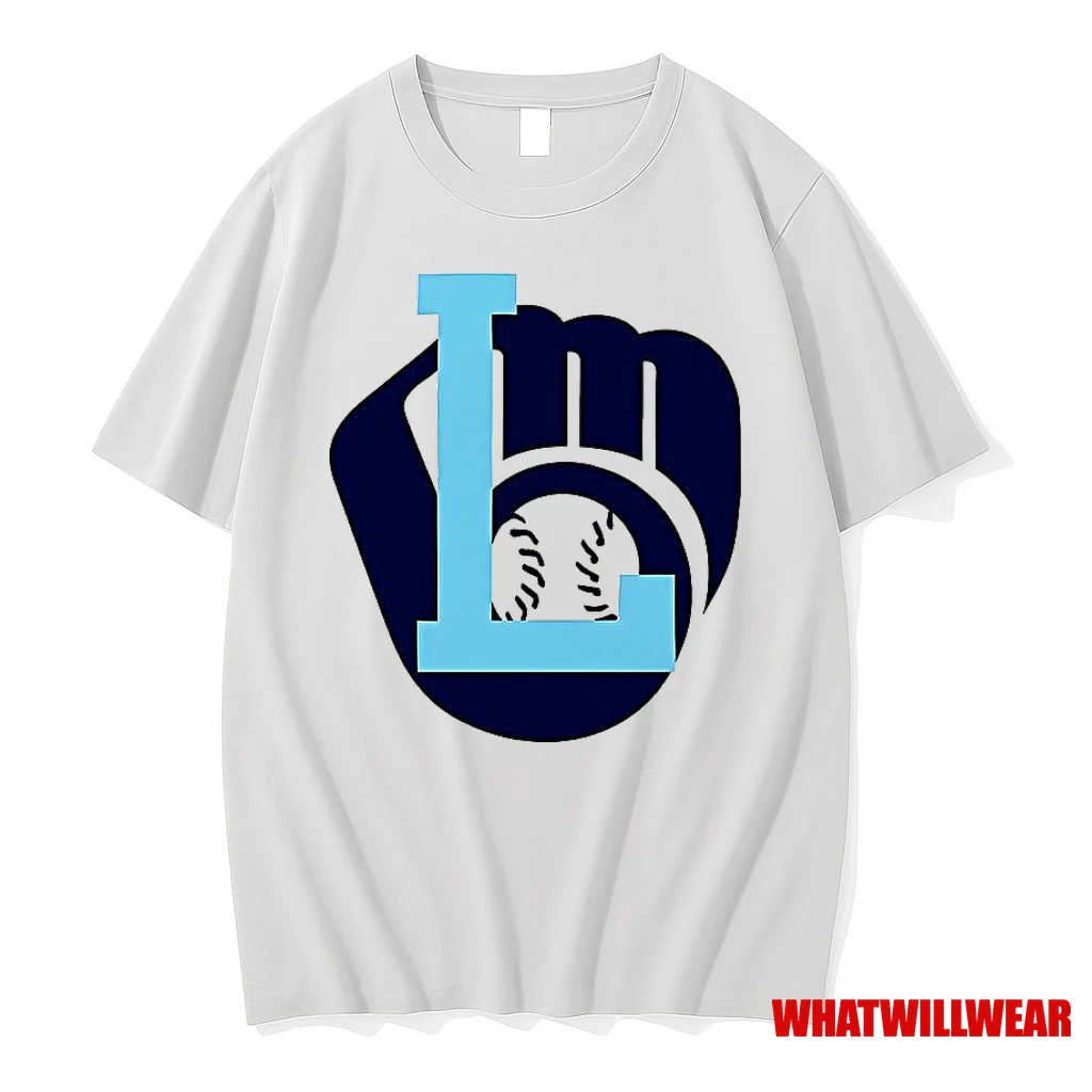 L Milwaukee Brewers Logo Shirts