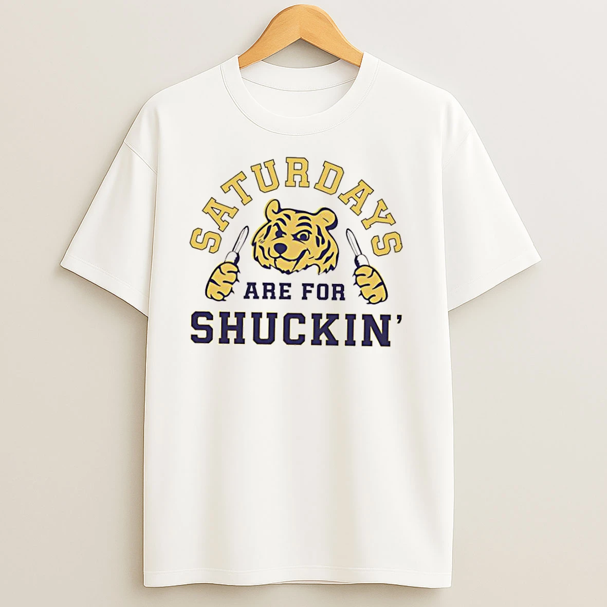 Lsu Louisiana State University Saturdays Are For Shuckin T Shirts