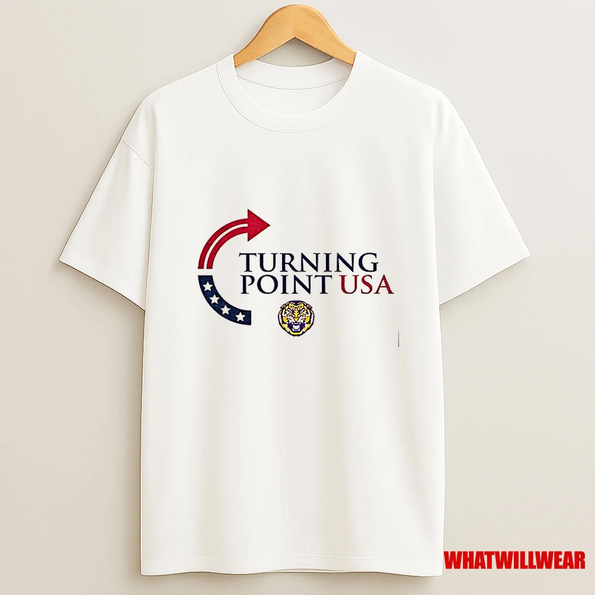 Lsu Tigers Football X Turning Point Usa Logo Shirts